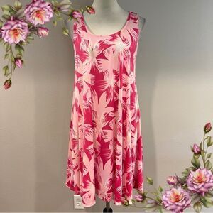 Floral a-line‎ sleeveless mini dress